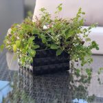 Osłonka ceramiczna Piano czarna 18x15cm