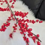 Ostrokrzew czerwony - Ilex żywa gałązka 100cm (Ilex Ve Rode Bes) 1szt.