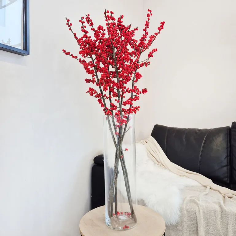 Ostrokrzew czerwony - Ilex żywa gałązka 100cm (Ilex Ve Rode Bes) 1szt.