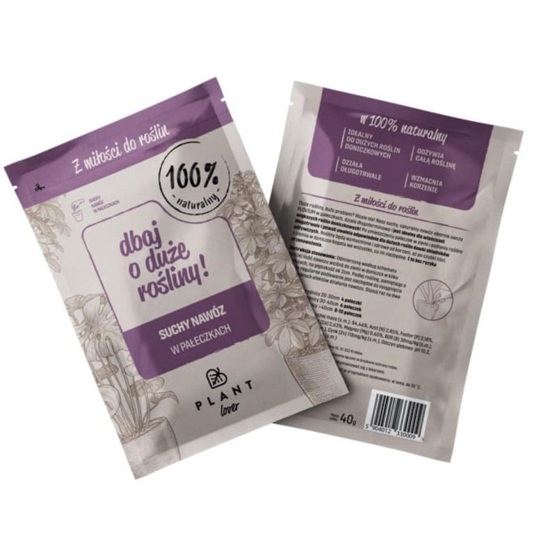 Plant Lover w 100% naturalny nawóz - Dbaj o duże rośliny