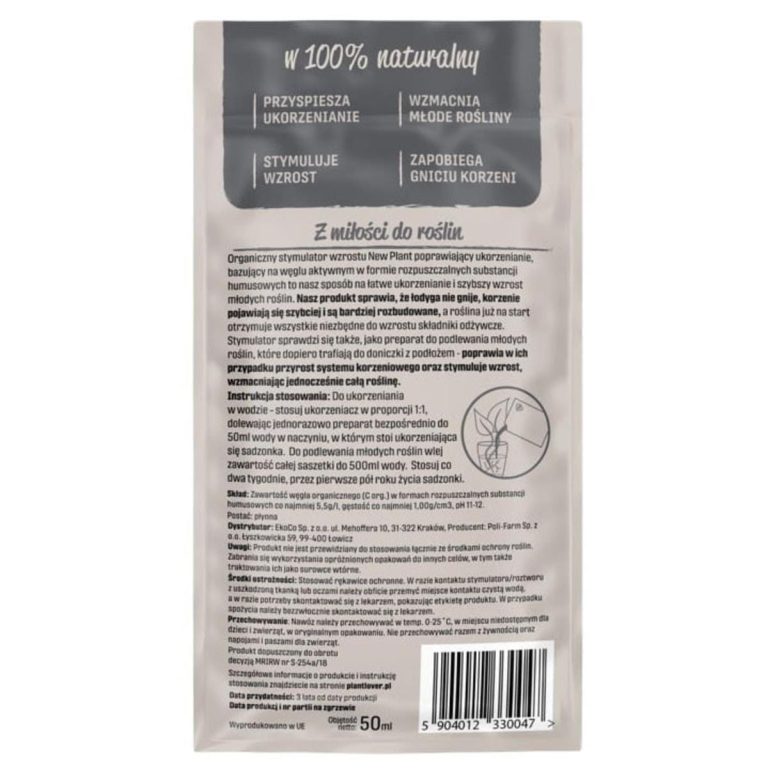 Plant Lover w 100% naturalny nawóz - Szybciej ukorzeniaj