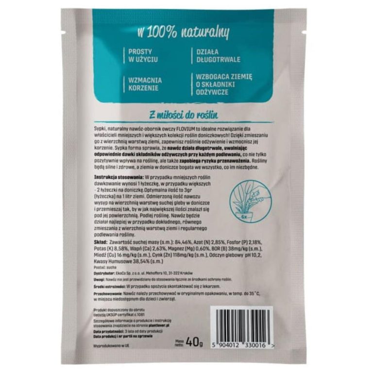 Plant Lover w 100% naturalny nawóz - Widocznie wzmocnij