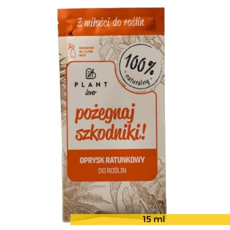 Plant Lover w 100% organiczny oprysk - Pożegnaj szkodniki