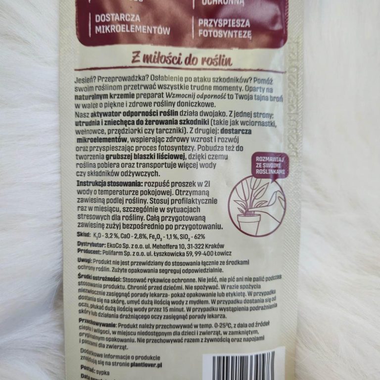 Plant Lover w 100% organiczny stymulator odporności - Wzmocnij odporność