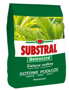 Podłoże ziemia do roślin zielonych substral z dodatkiem nawozu