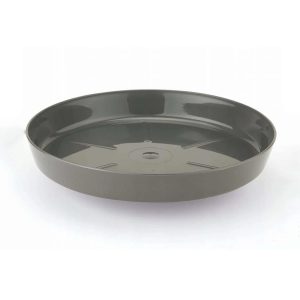 Podstawka pod doniczkę plastikowa szara