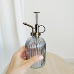 Spryskiwacz szklany szary prążkowany 0,34l