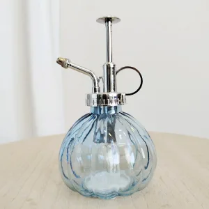 Spryskiwacz szklany niebieski okrągły 0,2l