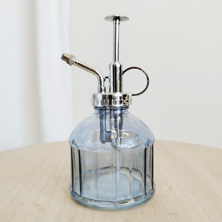 Spryskiwacz szklany niebieski cylindryczny 0,2l