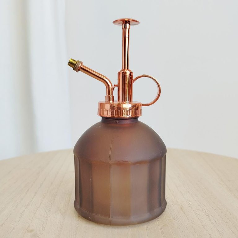 Spryskiwacz szklany mleczny brązowy 0,22l