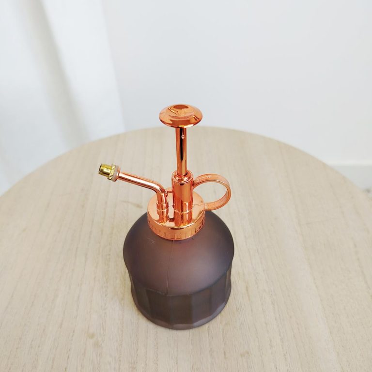 Spryskiwacz szklany mleczny brązowy 0,22l