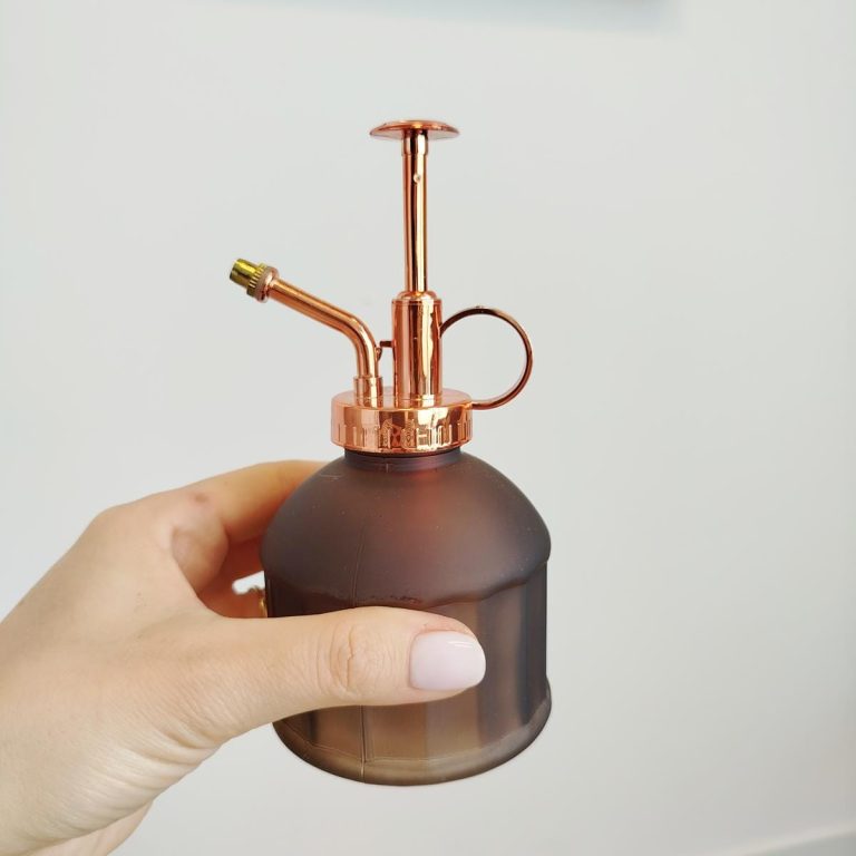 Spryskiwacz szklany mleczny brązowy 0,22l