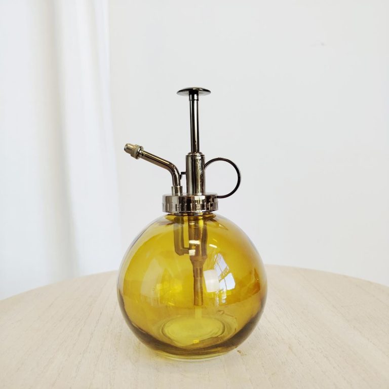 Spryskiwacz szklany żółty kula 0,4l