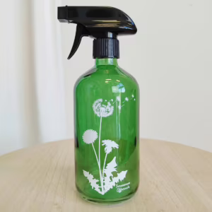 Spryskiwacz szklany zielony mniszek 0,5l