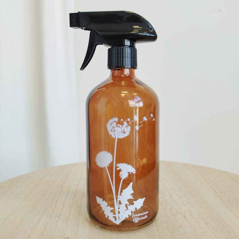 Spryskiwacz szklany brązowy mniszek 0,5l