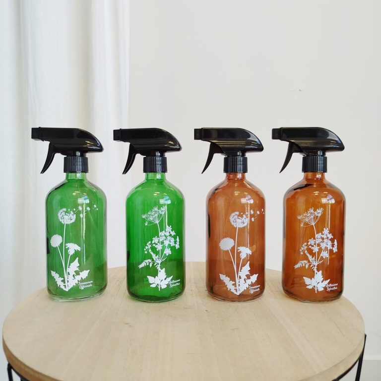 Spryskiwacz szklany brązowy mniszek 0,5l