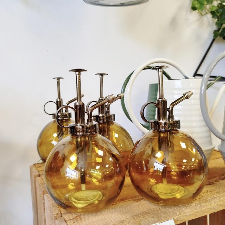 Spryskiwacz szklany żółty kula 0,4l