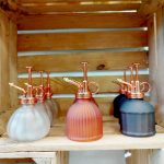 Spryskiwacz szklany mleczny brązowy 0,22l