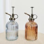 Spryskiwacz szklany szary prążkowany 0,34l