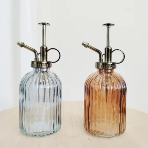 Spryskiwacz szklany szary prążkowany 0,34l