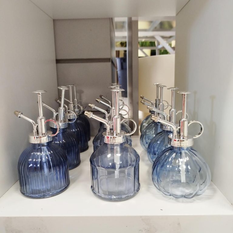 Spryskiwacz szklany niebieski cylindryczny 0,2l