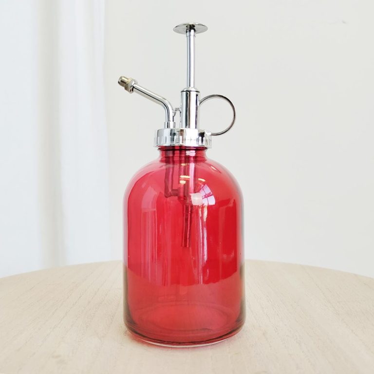 Spryskiwacz szklany czerwony 0,33l