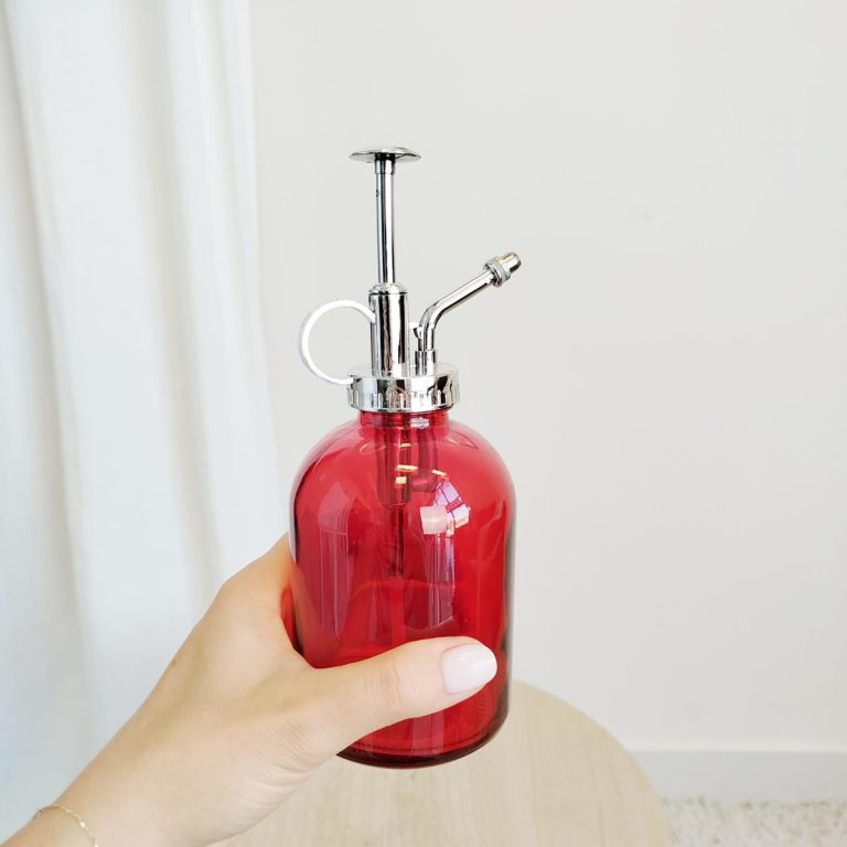 Spryskiwacz szklany czerwony 0,33l