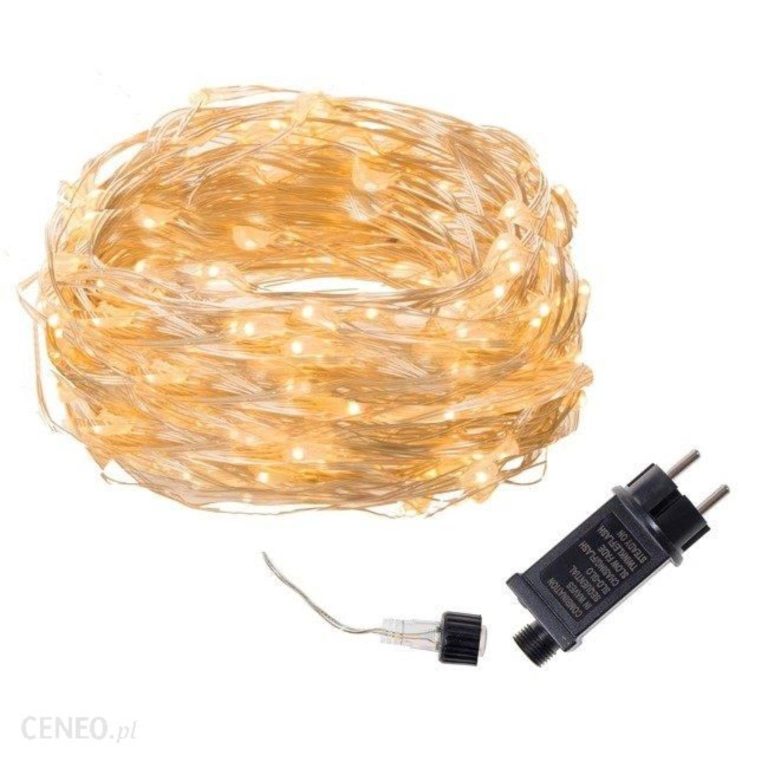 Światełka na choinkę 300 LED białe