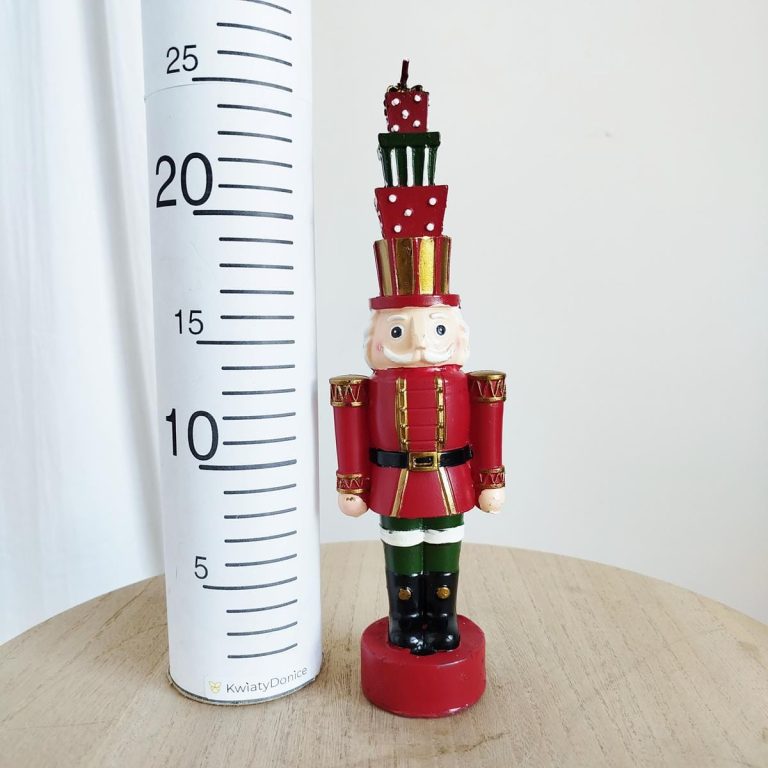 Świeczka ozdobna dziadek do orzechów