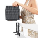 UCHWYTY LECHUZA BALCONERA 50/80 CZARNY 2 szt