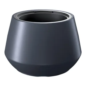 Doniczka plastikowa "Ufo wysokie"  antracytowa