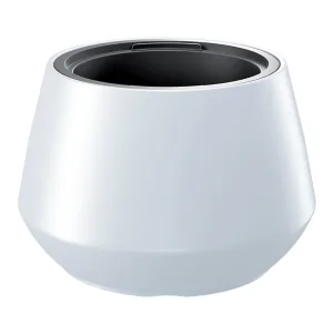 Doniczka plastikowa  "Ufo wysokie" biała