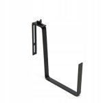 Uchwyt metalowy do kwietnika BEGONIA - czarny