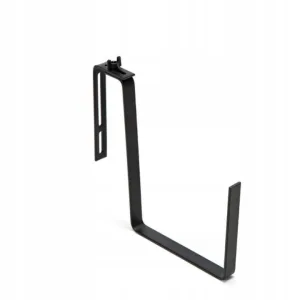 Uchwyt metalowy do kwietnika BEGONIA - czarny