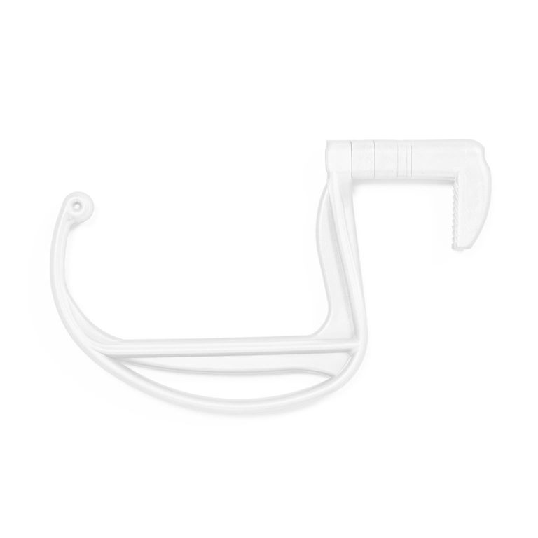 Uchwyt na "5-kę" do skrzynki balkonowej - biały