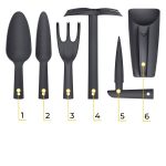 Zestaw narzędzi ogrodniczych Łopatka Grabki + Rękawiczki