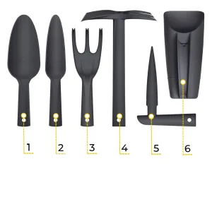 Zestaw narzędzi ogrodniczych Łopatka Grabki + Rękawiczki