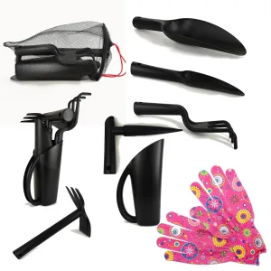 Zestaw narzędzi ogrodniczych Łopatka Grabki + Rękawiczki