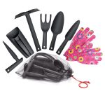 Zestaw narzędzi ogrodniczych Łopatka Grabki + Rękawiczki