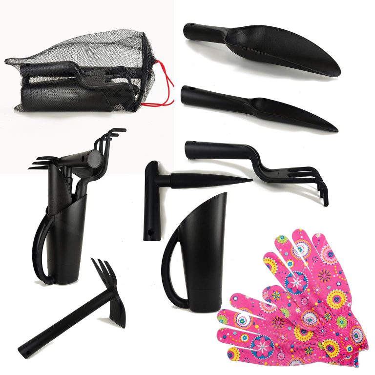 Zestaw narzędzi ogrodniczych Łopatka Grabki + Rękawiczki