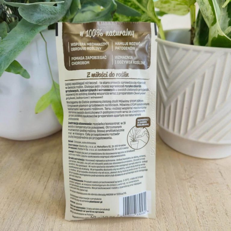 Plant Lover w 100% naturalny preparat grzybobójczy - Chroń przed grzybami