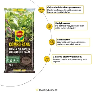 Ziemia do roślin zielonych i palm 20l