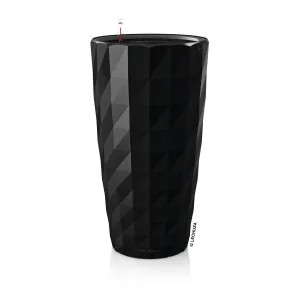 Doniczka plastikowa Lechuza  Diamante Czarny