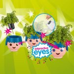 Doniczka plastikowa Lechuza Ojo Głowa Playmobile czarna