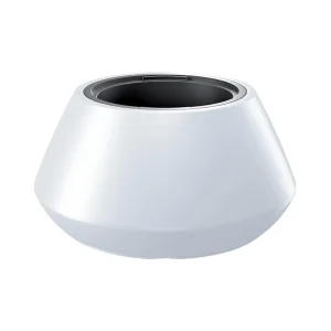 Doniczka plastikowa "Ufo niskie" biała