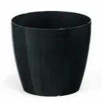 Osłonka na doniczkę plastikowa czarna