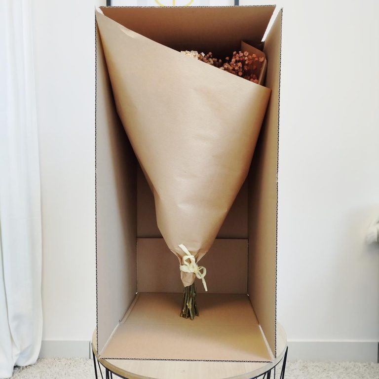 Gipsówka stabilizowana wiecznie żywa mix kolorów duży bukiet