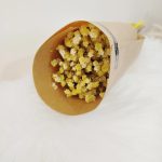 Gipsówka stabilizowana wiecznie żywa żółta mały bukiet