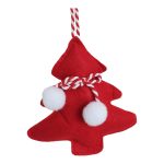 Materiałowa zawieszka, ozdoba na choinkę, h13cm