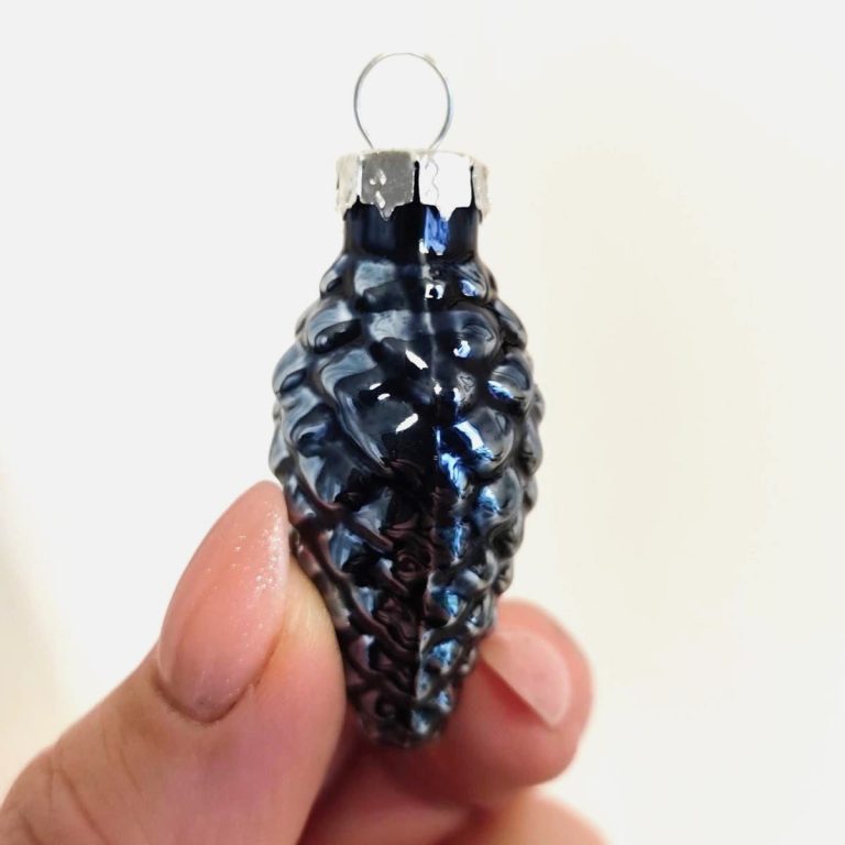 Bombki granatowe mix komplet